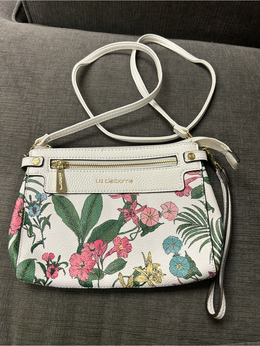 Liz Claiborne Floral Crossbody Bag